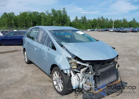 2012 Toyota Prius V Five from USA, damaged, VIN JTDZN3EU8C3073187
